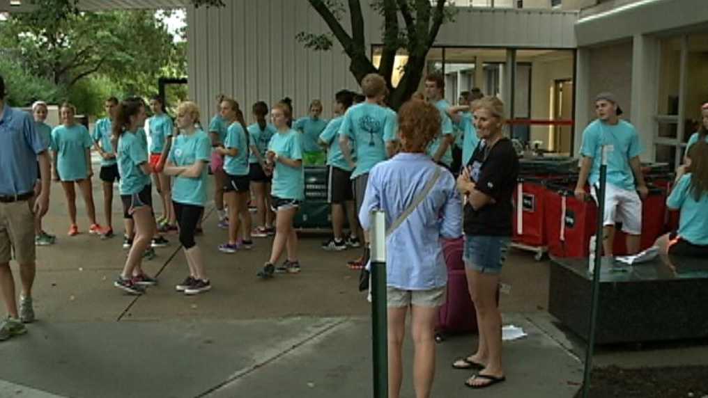 Creighton University historic freshman class with attentive