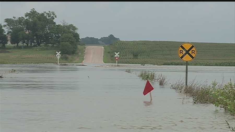 Officials closed Highway 77 and 92 into Wahoo on Thursday afternoon.