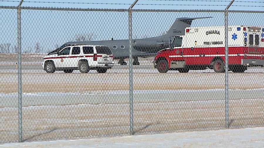 An American health care provider who was exposed to Ebola while working in Sierra Leone landed at Omaha's Eppley Airfield around 2 p.m. Sunday.