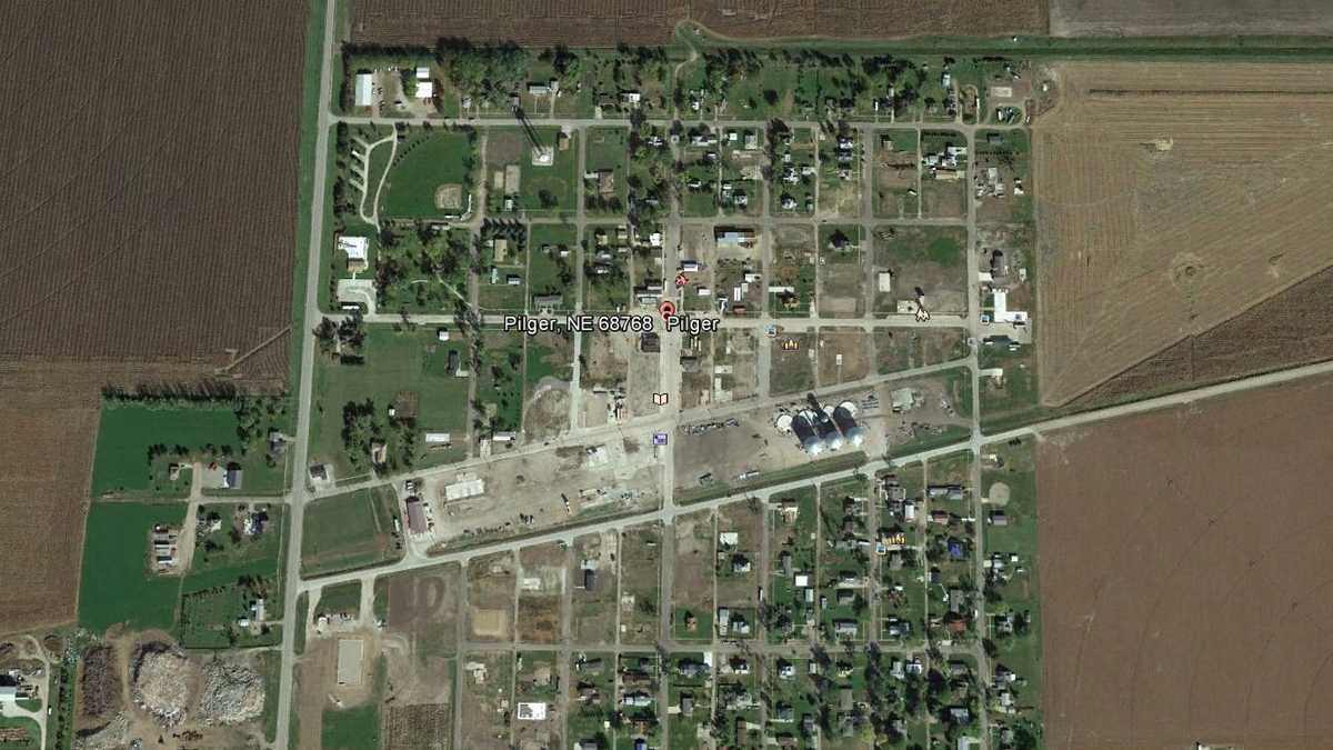 Before, after images of Pilger