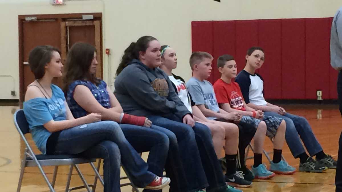 Treynor Middle School honors brave students Wednesday