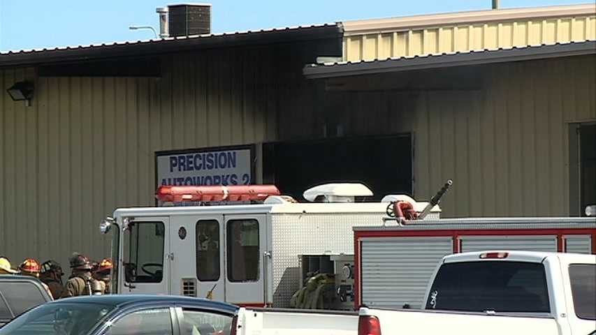 Photos: Fire At Precision Autoworks