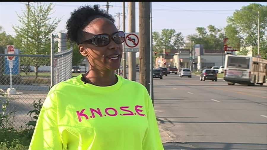 The message and goal for volunteer patrols in North Omaha is "No murders in May."