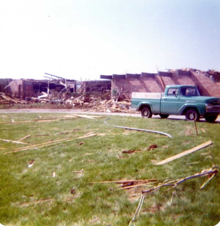 Photos Of 1975 Tornado Damage By Dan Kaiser