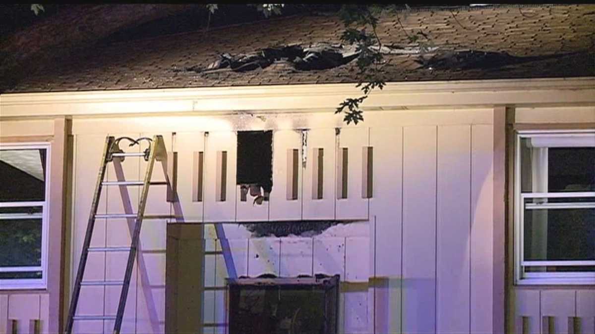 Family escapes house fire overnight