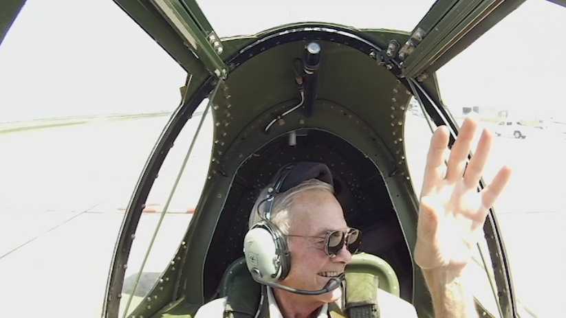 A Lincoln man battling cancer recently got the ride of his life in a World War II fighter plane.