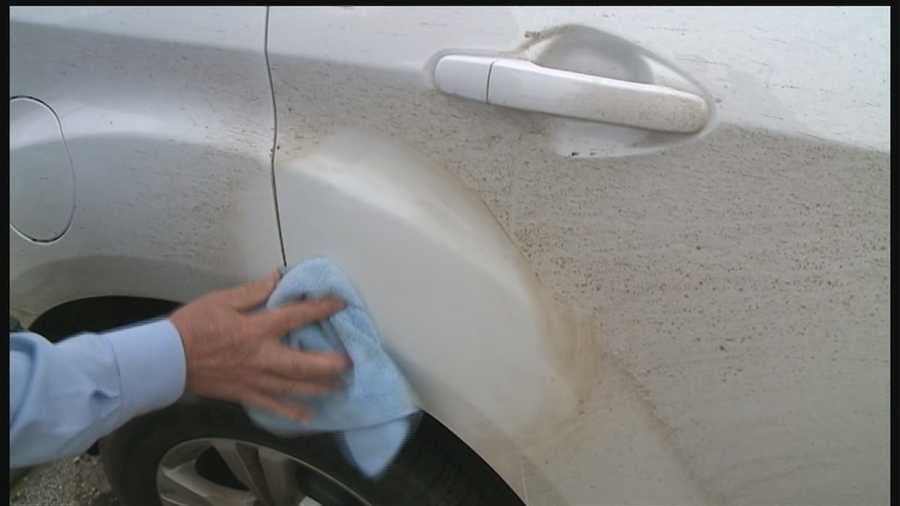 Drivers on Interstate 80 ended up with cars covered in brown slime Wednesday, and those drivers are hoping the company responsible will help clean up the cars.