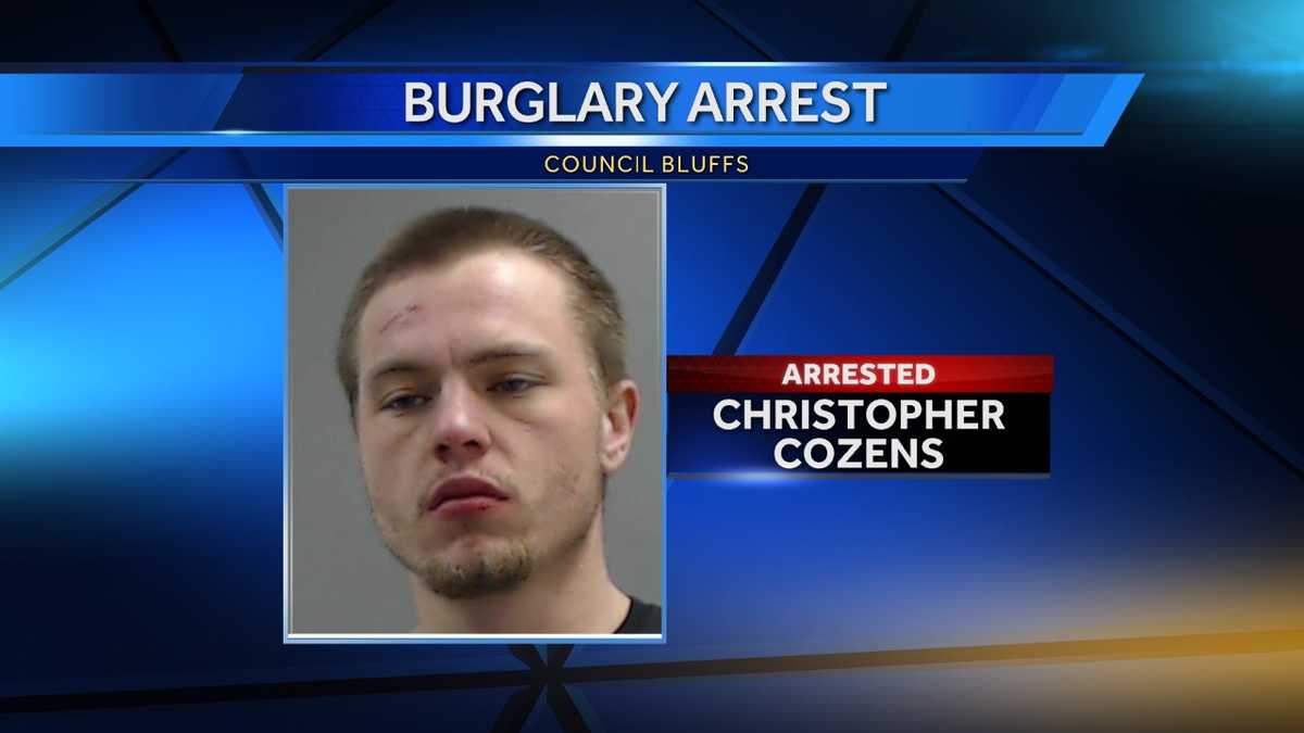 Man arrested after string of burglaries in Council Bluffs