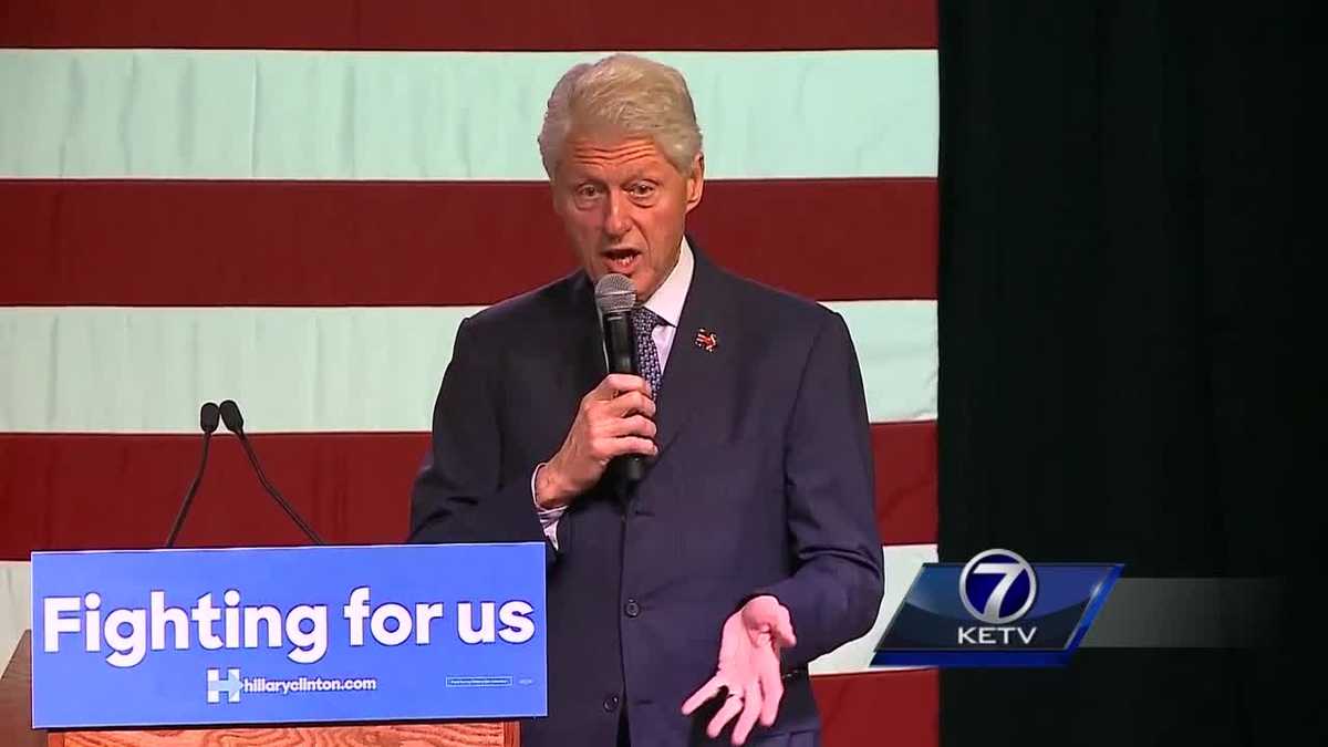 President Clinton brings spotlight to Benson