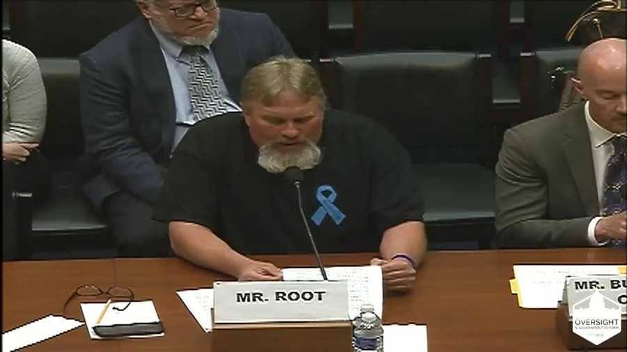Scott Root told a congressional committee about his daughter's death in a suspected DUI crash, and the frustrating lack of justice after suspect Eswin Mejia skipped bond.