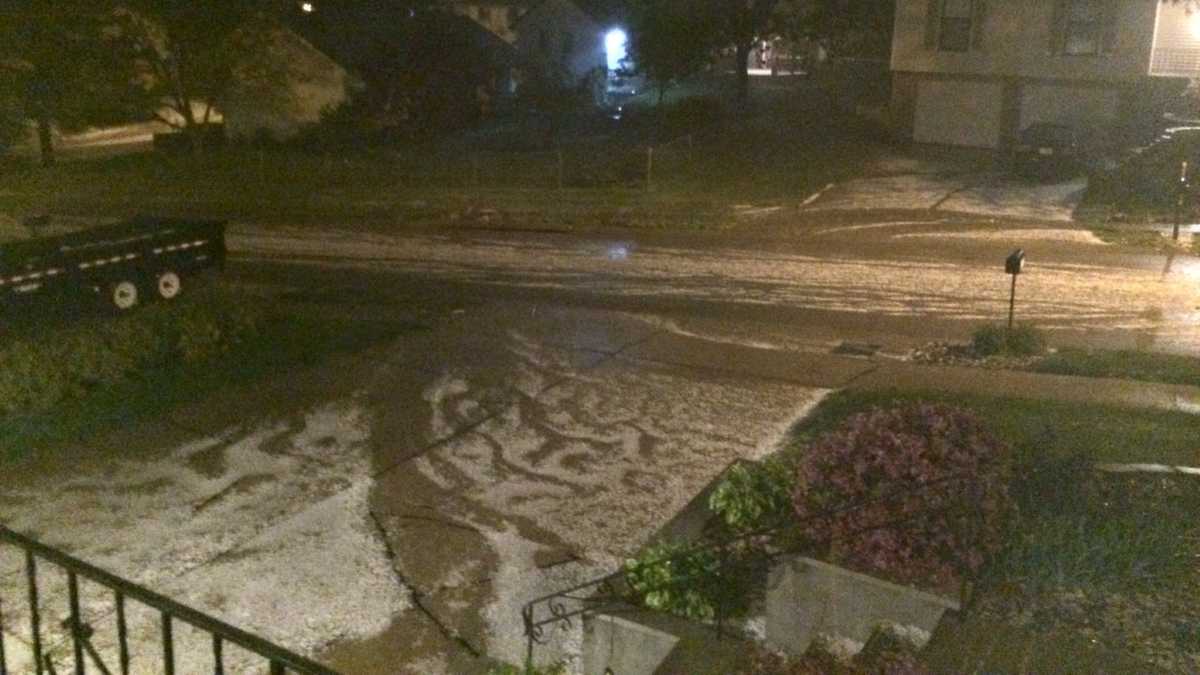 PHOTOS Severe weather hits Omaha metro Wednesday morning