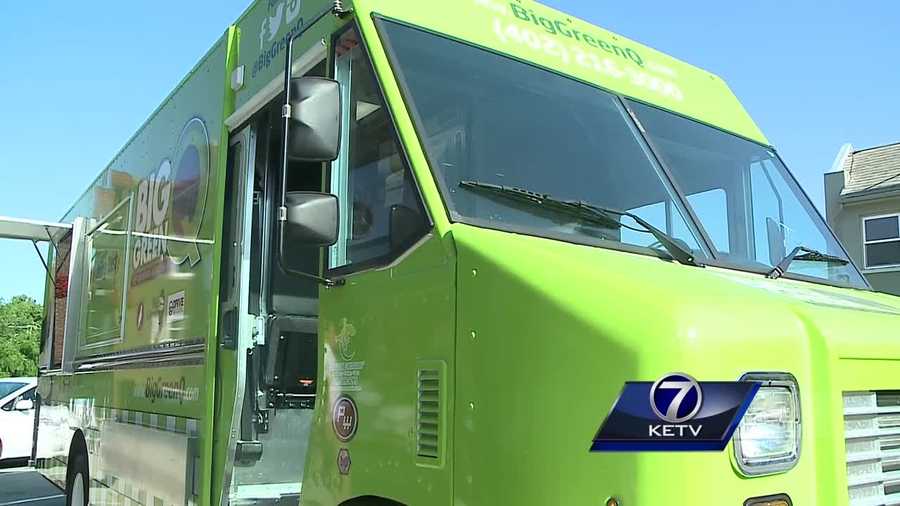 Summer is peak season for local food truck businesses, and a big green food truck is making its way around town, standing apart from the rest with more than its bright color.