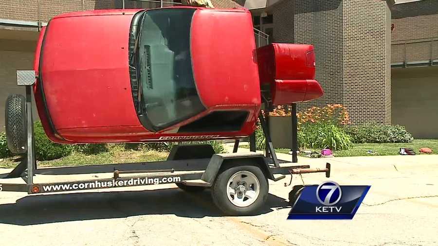 A video of teens "car surfing" in west Omaha recently went viral. At least one driving school is using it as a lesson.