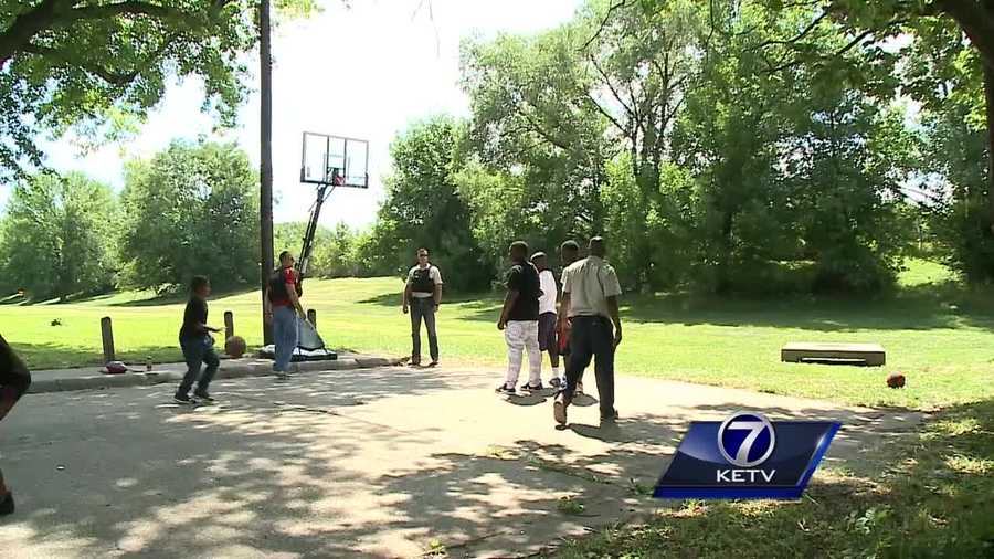 The Omaha Police Department said a new basketball hoop in North Omaha is an investment in its relationship with the community.