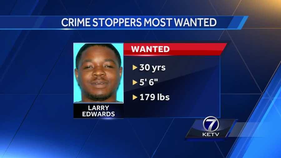 Omaha police are searching for Larry Edwards, 36, who they believe opened fire on a co-worker last month, shooting the man several times.