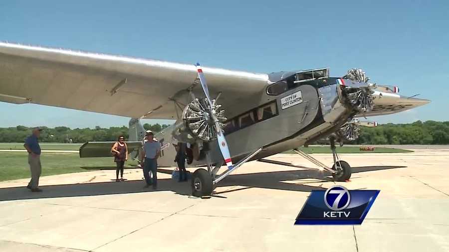Omaha residents have a chance this weekend to fly on the first all-metal airliner built in the United States.