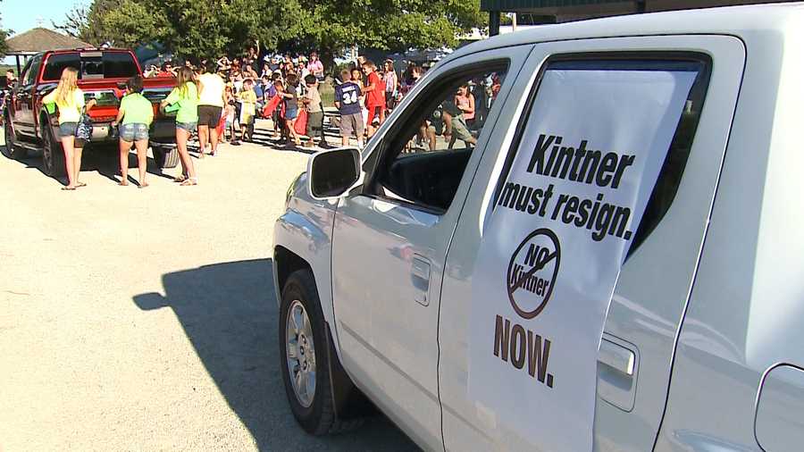 A group of constituents are trying to convince Sen. Bill Kintner to resign following the news of a sex scandal that surfaced about a week ago.