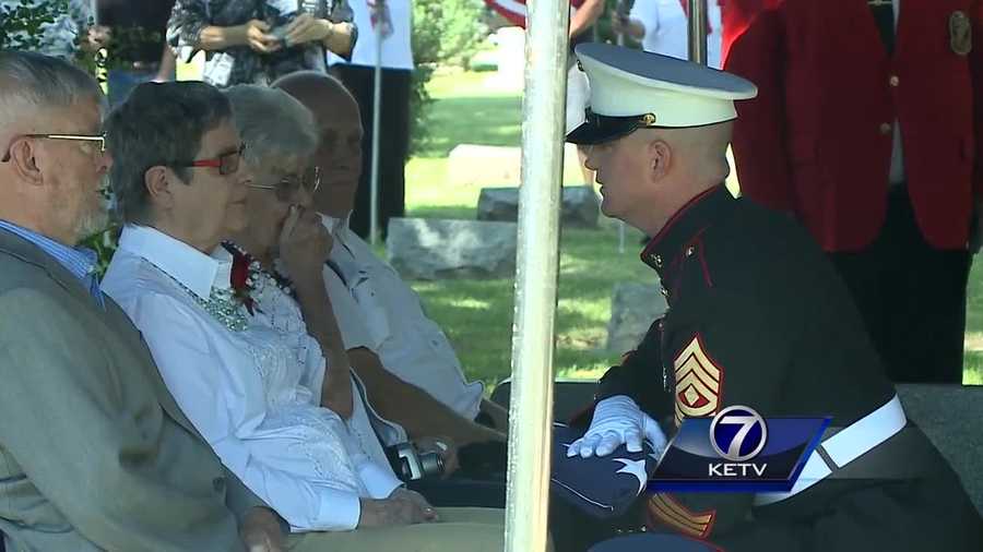 A homecoming 72 years in the making was held Monday.