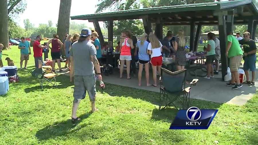 Lake Manawa was a busy place this holiday, with people soaking up as much fun as they could.
