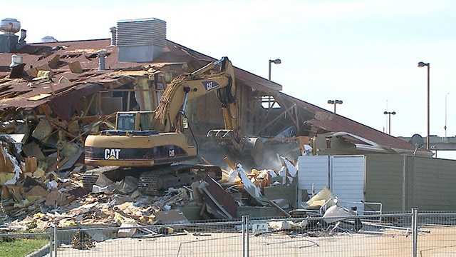 Demolition Of Storz Trophy Room Underway