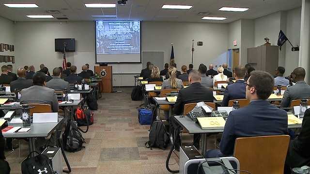 New Class Of Recruits At Omaha Police Department
