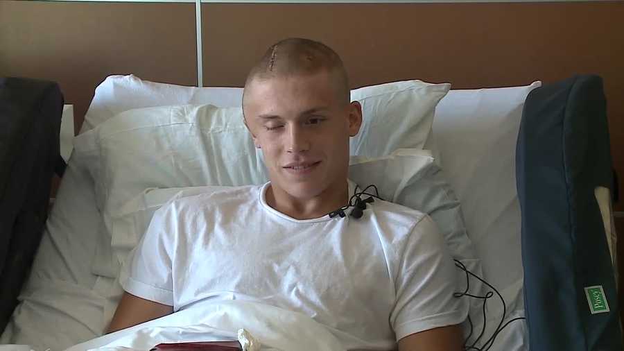 Papillion La Vista football player Brandon Steburg talks about what he remembers, what he's learned, and how grateful he is for the love and support he's received.