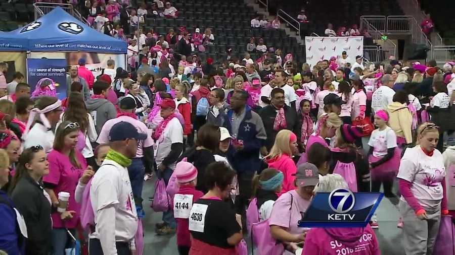 Proving there is strength in numbers, thousands of runners pulled together for Sunday morning's Race for the Cure.