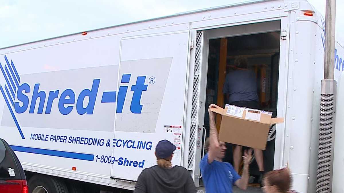 Documents disposed during 'Shred It' event