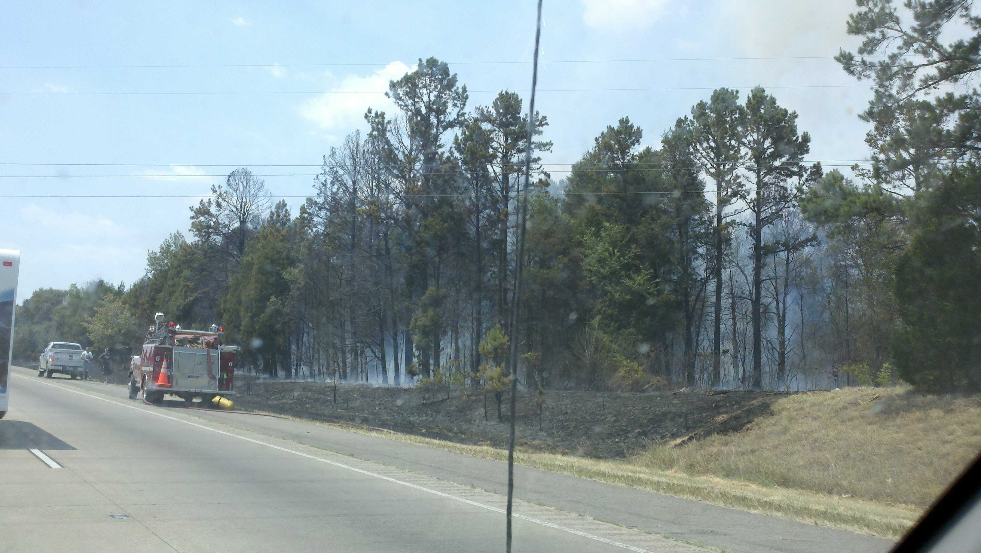 I-40 Wildfire Contained After Prompting Evacuation