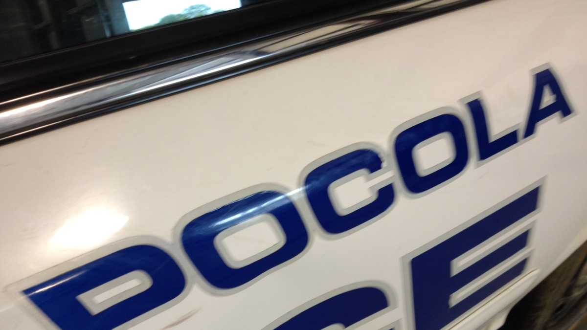 Images Pocola police officer car accident