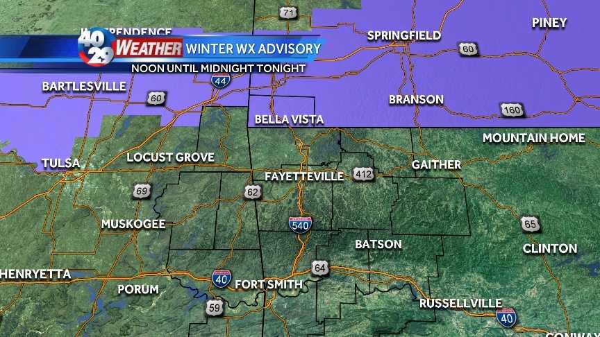 Another round of snow will be move closer to our area today.