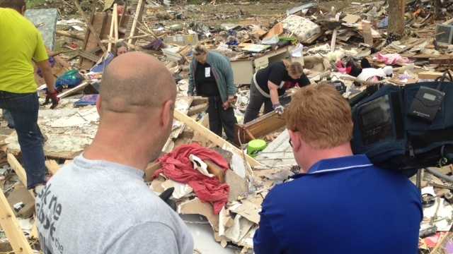 PHOTOS: Deadly tornadoes rip through central Arkansas & Oklahoma
