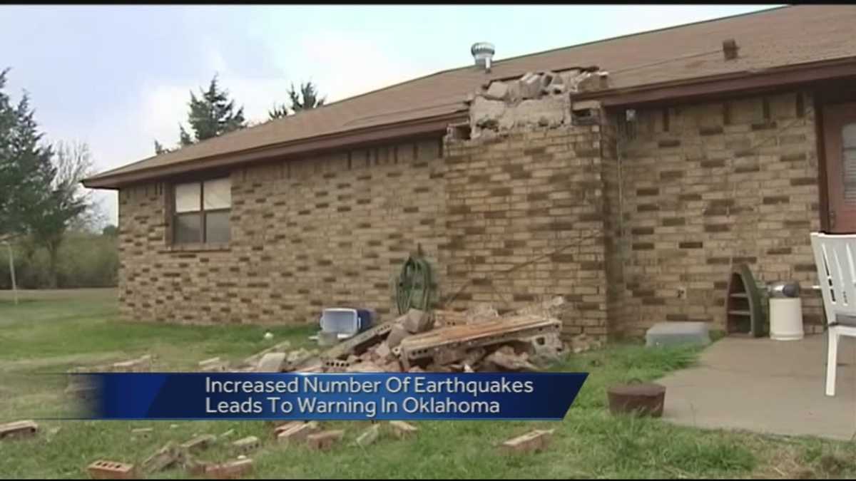 Increase in earthquakes prompts warning in Oklahoma