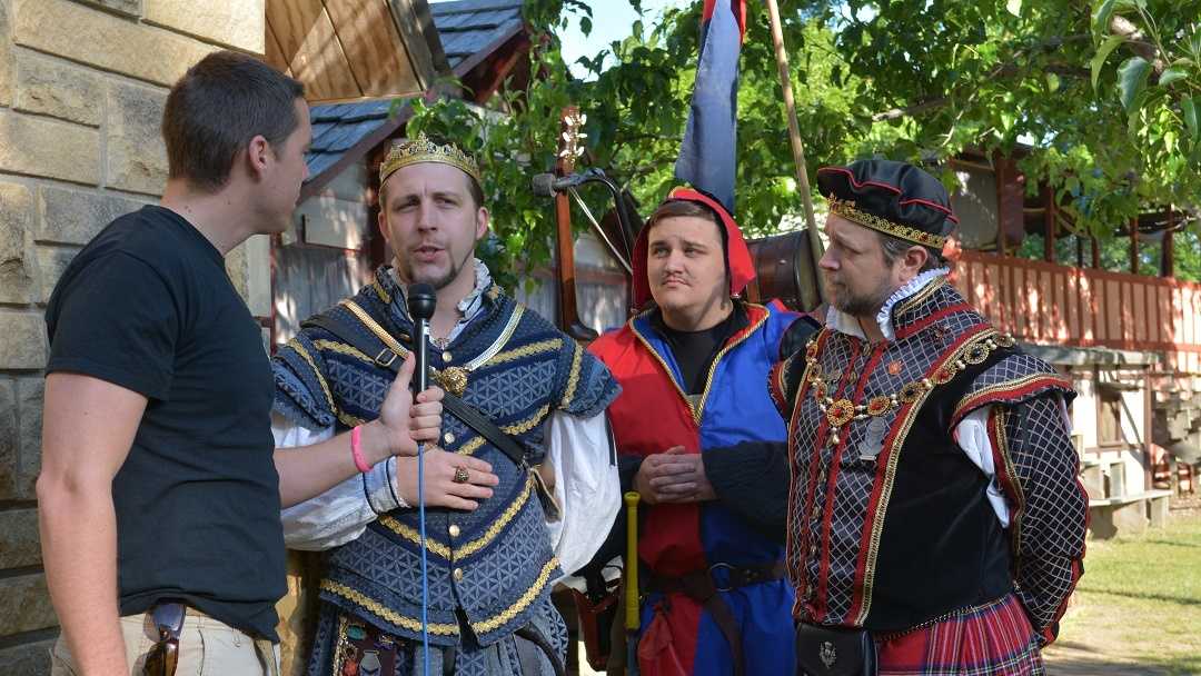 The Arkansas CW Crew at Renaissance Festival