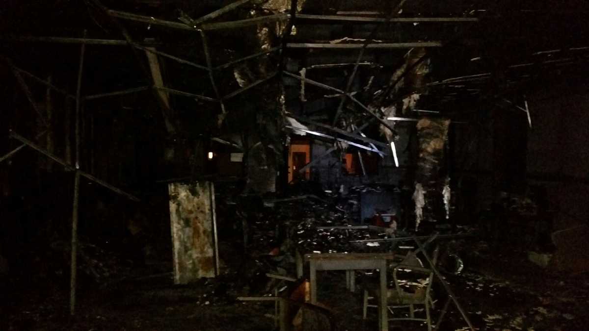 Fire damages building at Fort Chaffee