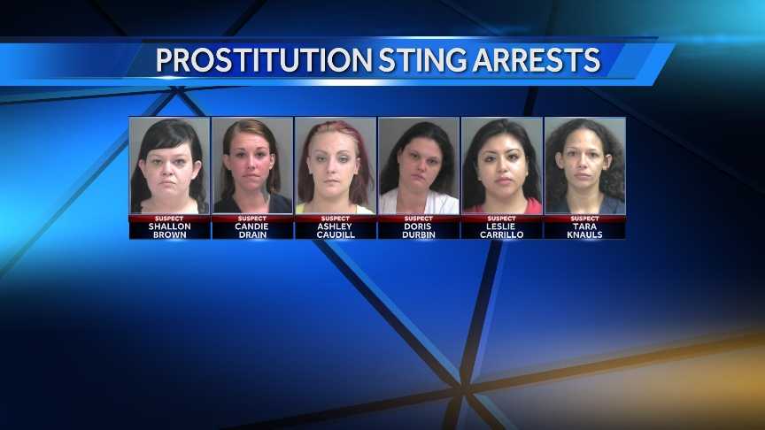 6 people arrested in Fayetteville prostitution sting