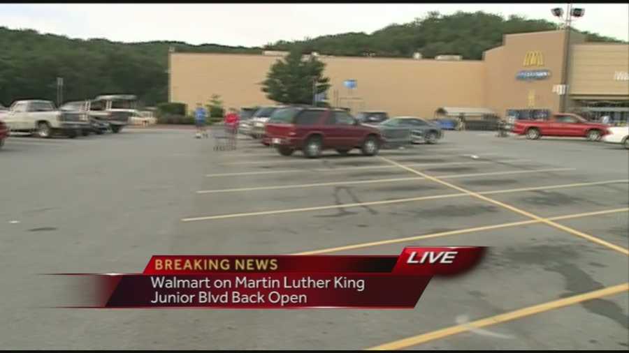 40/29 News' John Paul was at the Walmart on Martin Luther King Junior Boulevard where police responded to a bomb threat.