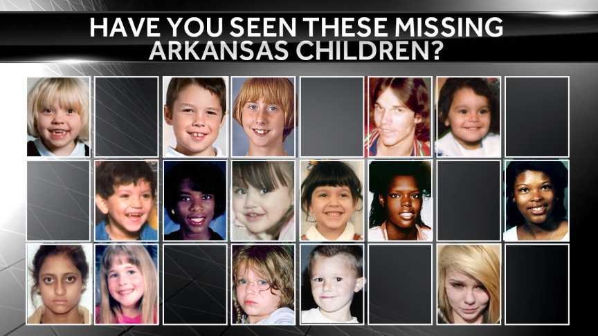 The following is information on missing children in Arkansas from the National Center for Missing & Exploited Children.