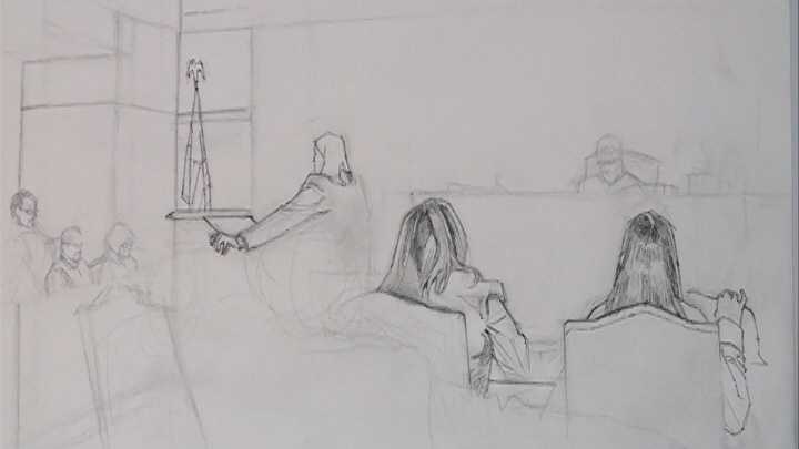Courtroom Sketch 