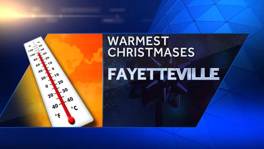 We could be in for a warm December this year. Click through to see the hottest Christmas Days in Fayetteville's history, according to the National Weather Service.