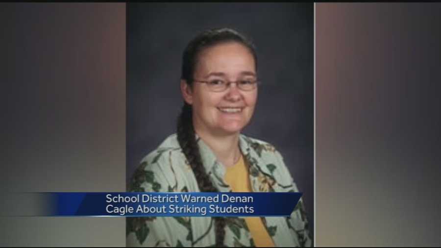 Police said they have issued a warrant for the arrest of a teacher accused of hitting a student in the classroom. We spoke to the parents of the student about the alleged incident.
