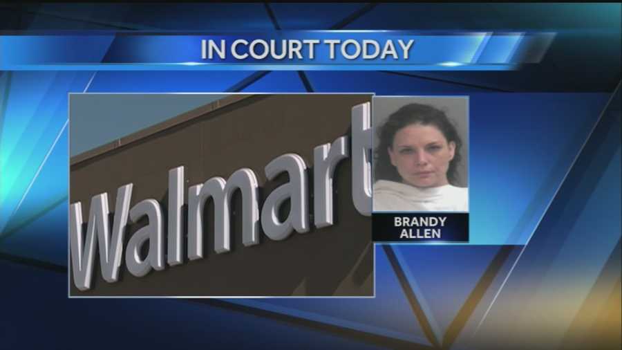 40/29's John Paul reports from Fayetteville where Brandy Allen is scheduled to be back in court this morning after failing to appear in court earlier this year for stealing hundreds of dollars worth of eyeshadow and other items from a Walmart.