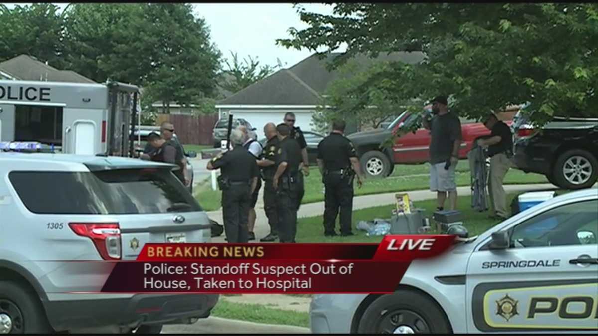 Man taken into custody after Springdale standoff