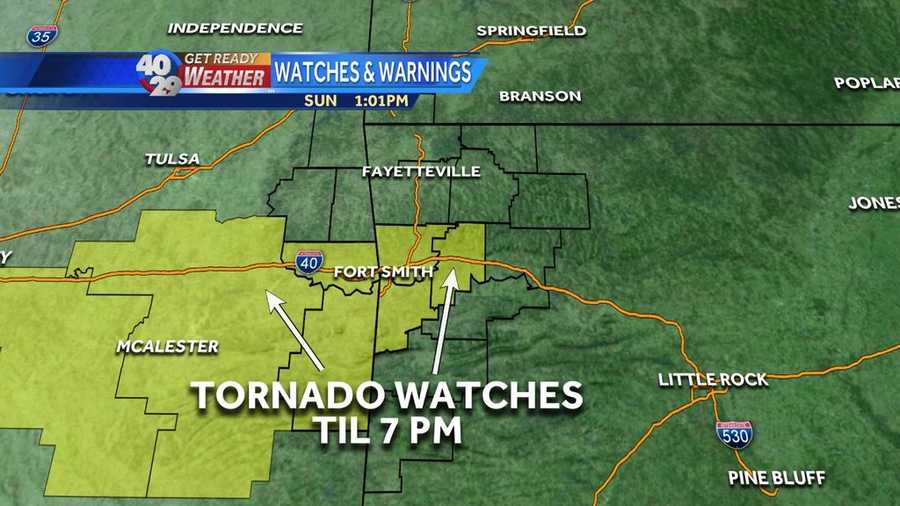 Tornado Watch issued for 9 counties