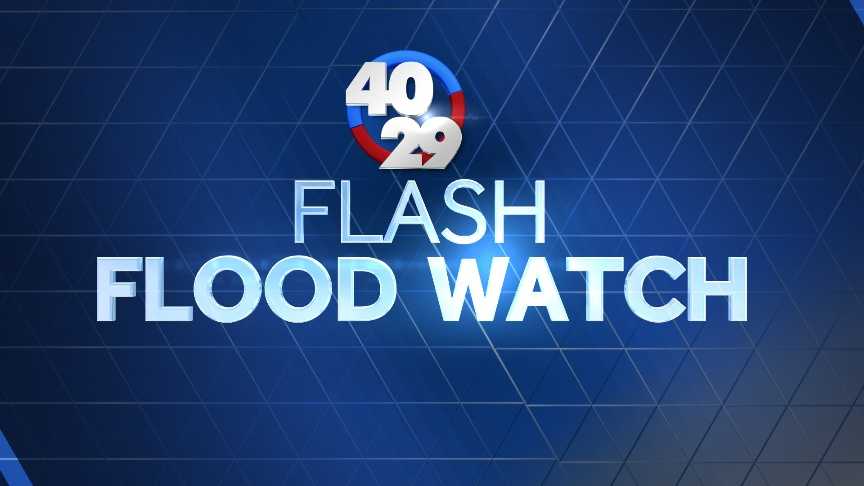 Flash Flood Watch issued for 6 River Valley counties