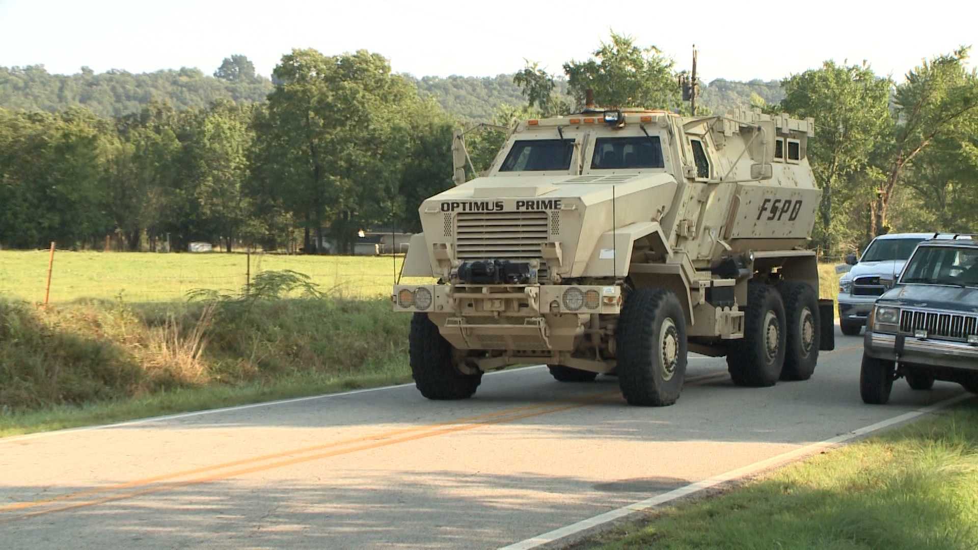 Police say armored vehicle helped save lives last week