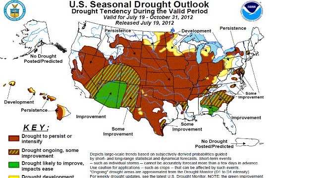 New drought maps show worsening conditions across the U.S.