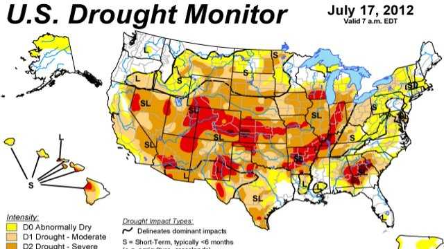 New drought maps show worsening conditions across the U.S.