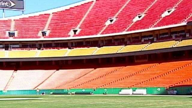 On The Turf At Arrowhead Stadium