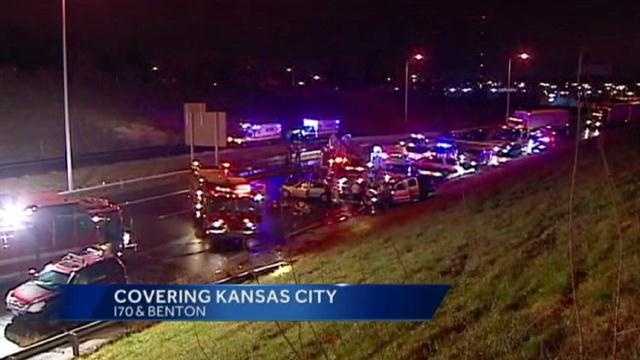 An overnight accident on I-70 at the Benton curve killed one, and injured 5 early Saturday morning.